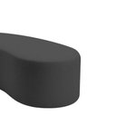 Ver imagem 5 de Sofá Orgânico 3 Lugares Curvo com Pés 152cm Multimóveis Preto