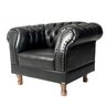 Poltrona Chesterfield Duque Corano Preto / Decoração , Sala, Tv, Estar, Recepção, Barbearia - 2