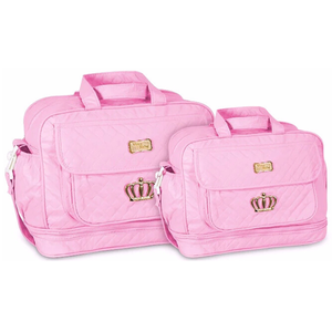 Kit Bolsas Maternidade Mave Baby Coroa Rosa