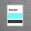 Ver imagem 1 de Quadro Decorativo Remédio Buscopaz 24x18cm:Madeira branca