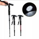 Ver imagem 4 de Bengala Ajustável com Led, Bastão Retrátil de Alumínio, Lanterna para Caminhada, Trilha e Peregrinaç