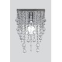 Ver imagem 4 de Lustre De Acrilico Base De Inox 20x20cm, Belíssimo Para Sala