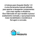 Ver imagem 4 de Chave Catraca Reversível Soquetes Starfer 1/2 Polegadas