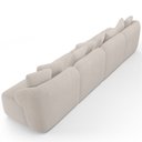 Ver imagem 7 de Sofá 4 Lugares para Sala de Estar Living 308cm Arlo F04 Bouclê Bege - Lyam Decor