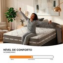 Ver imagem 7 de Cama Box Baú Solteiro King Preto + Colchão Molas Ensacadas Zidi Miami 96x203x64cm