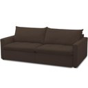 Ver imagem 1 de Sofá Cama Retrátil Reclinável 208cm Lari F04 Veludo Marrom