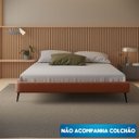 Ver imagem 3 de Base Bi Partida Slim Casal em Couro Ecológico Pu sem Cabeceira - Skybox