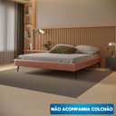 Ver imagem 2 de Base Bi Partida Slim Casal em Couro Ecológico Pu sem Cabeceira - Skybox