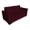 Sofá 2 Metros Kiev Retrátil 2 lugares Suede Bordo - 2