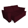 Sofá 2 Metros Kiev Retrátil 2 lugares Suede Bordo - 4