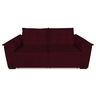 Sofá 2 Metros Kiev Retrátil 2 lugares Suede Bordo - 1