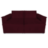 Sofá 2 Metros Kiev Retrátil 2 lugares Suede Bordo - 5