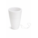 Ver imagem 5 de Vaso de Plantas Decorativo Grande Sala Jardim Ambientes Internos e Externos com Luminária 55cm Led