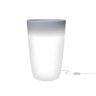 Vaso de Plantas Decorativo Grande Sala Jardim Ambientes Internos e Externos com Luminária 55cm Led - 6