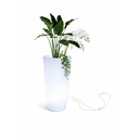 Ver imagem 7 de Vaso de Plantas Decorativo Grande Sala Jardim Ambientes Internos e Externos com Luminária 55cm Led