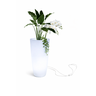 Vaso de Plantas Decorativo Grande Sala Jardim Ambientes Internos e Externos com Luminária 55cm Led - 7