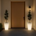 Ver imagem 6 de Vaso Decorativo para Plantas Grande Varanda Jardim Ambientes Internos e Externos com Luminária 55cm