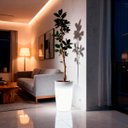 Ver imagem 2 de Vaso Decorativo para Plantas Grande Varanda Jardim Ambientes Internos e Externos com Luminária 55cm