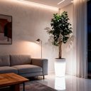 Ver imagem 3 de Vaso de Plantas Decorativo Grande Sala Jardim Ambientes Internos e Externos com Luminária 55cm Led