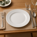 Ver imagem 2 de Prato Raso de Porcelana Schmidt 26cm Redondo Branco Liso