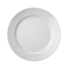 Prato Raso de Porcelana Schmidt 26cm Redondo Branco Liso - 1