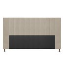 Ver imagem 3 de Cabeceira Malibu Para Cama Box King 195 cm Suede Bege - D’Rossi