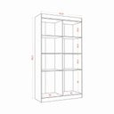 Ver imagem 4 de Armário Multiuso Sapateira Melbourne Branco - Aramóveis