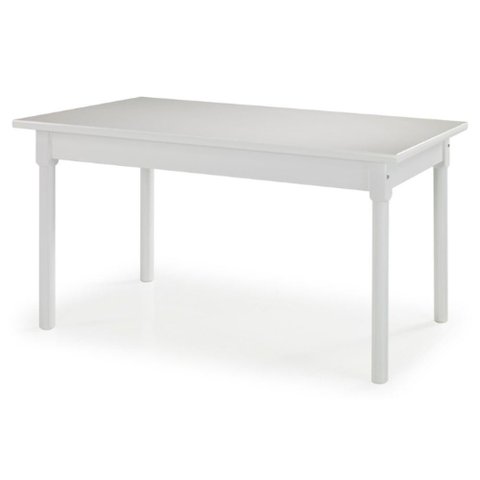 Mesa Retangular 6 Lugares em Madeira Maciça Branco