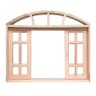 Janela de Madeira Vitro de Correr Grécia em Arco Padrão Cedro Batentes de 14 Cm - 1.80(l) X 1.00(a) - 3