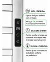 Ver imagem 4 de Toalheiro Elétrico Térmico Inox 304 Preto Fosco Timer Digital 1 Toalha - Fio do Lado Esquerdo - 220V