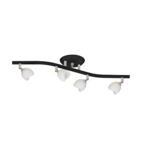 Spot De Sobrepor Para 4 Lâmpadas Halopin Spt 3964 Preta