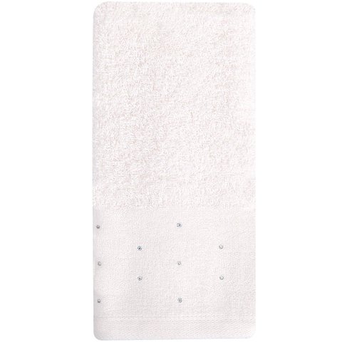 Toalha Lavabo Cristal 30x50cm Off White