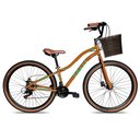 Ver imagem 1 de Bicicleta Viena Aro 29 Freio Disco 21v com Cestão Colli Cor Bronze Tamanho do Quadro 17 Bronze