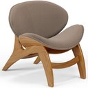 Ver imagem 1 de Poltrona Decorativa Orgânica Sala Living Kadosh L02 Bouclê Bege - Lyam Decor