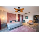 Ver imagem 6 de Ventilador de Teto Aspen LED Venti-delta 6000k 4Pás Freijó + Controle Preto 220v