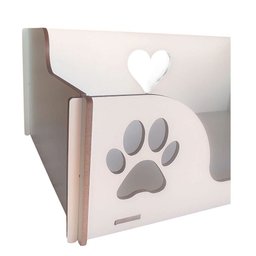 Caminha Sofá Casa para Pet, Cachorro, Gato, em Mdf Branco - 2