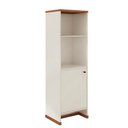 Ver imagem 3 de Kit Sala Jantar e Aparador 3 Portas e Livreiro Zeus - Via Nossa - Offwhite/naturale