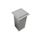 Ver imagem 1 de Lixeira Quadratta Kitchen 7L em Aço Inox Escovado com Tampa Articulada