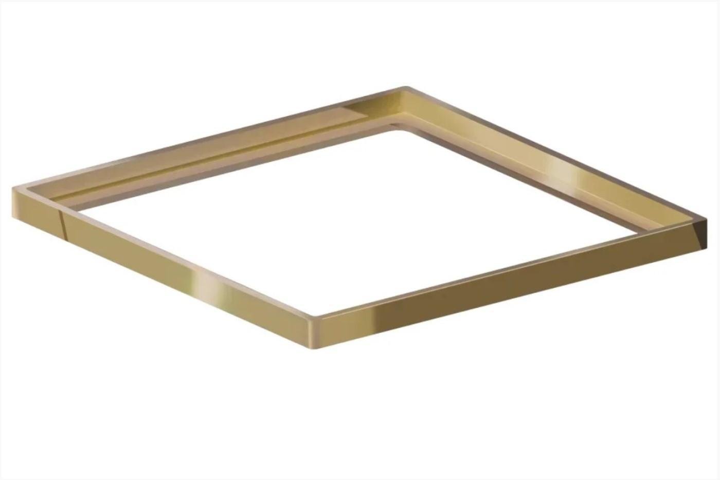 Elleve - Porta Grelha Quadrado 100mm Gold - 3