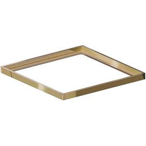 Elleve - Porta Grelha Quadrado 100mm Gold