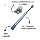 Ver imagem 2 de Pistão Á Gás Amortecedor 100n Armário Cozinha Kit 4 Unidade