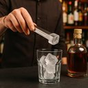 Ver imagem 2 de Kit 3 Mini Pegadores de Gelo em Aço Inox Lyor 14cm Bar Drinks Frutas Coquetelaria Frios Petiscos