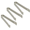 Ver imagem 1 de Kit 3 Mini Pegadores de Gelo em Aço Inox Lyor 14cm Bar Drinks Frutas Coquetelaria Frios Petiscos