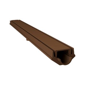 Grelha Invisível Caixa Coletora Marrom para Piscina 100x8cm