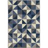 Tapete Para Sala Supreme Ladrilho 150x200cm Azul São Carlos - 1