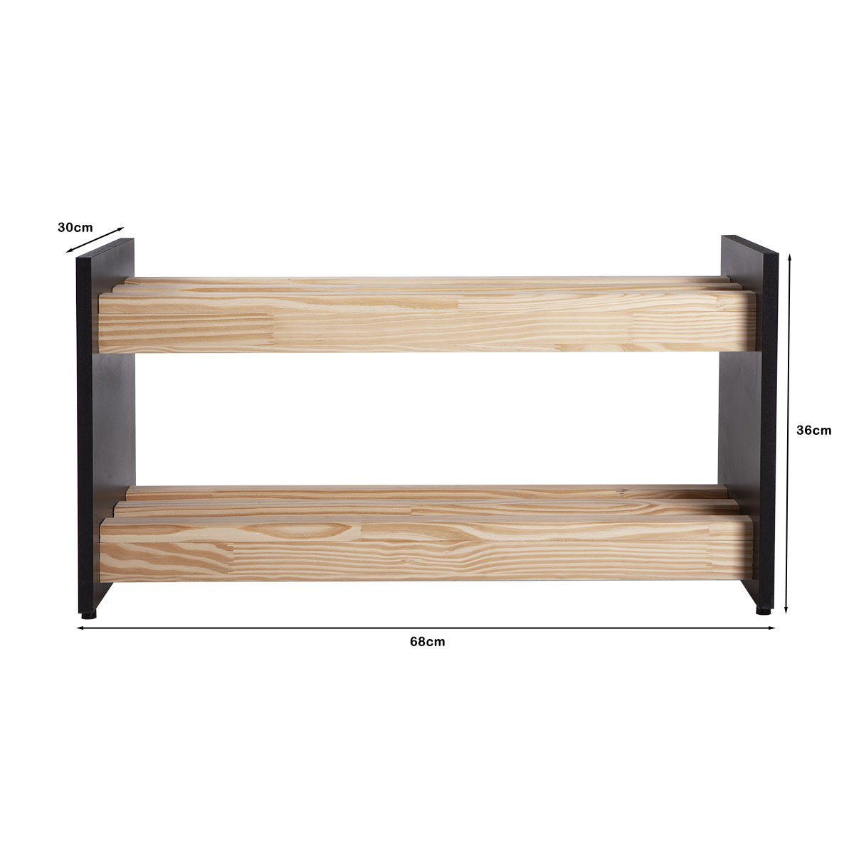 Kit Organização de Casa Arara para Roupas e Sapateira Pinus - 6