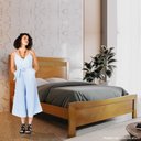 Ver imagem 6 de Cama Casal com Ratam Império Josandro Amêndoa Mel