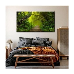 Quadro Paisagens e Natureza Coastal C- Moldura Preta Tamanho:100 X 70 Cm - 3