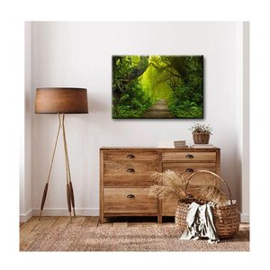 Quadro Paisagens e Natureza Coastal C- Moldura Preta Tamanho:100 X 70 Cm