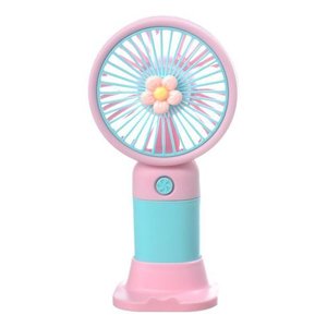 Mini Ventilador de Mão Portátil Recarregável Mesa Escritório